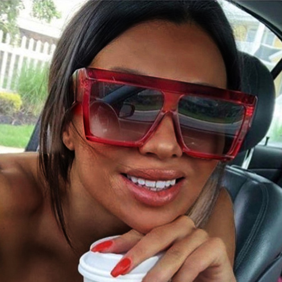 

LW Large Frame Sunglasses, Red