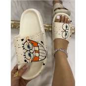 LW Cartoon Print Yeeze Slides