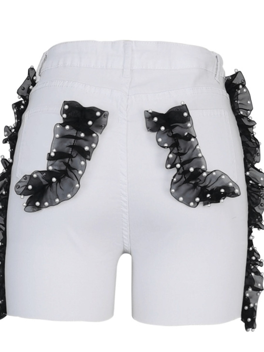 LW Flounce Design Medium Stretchy Jeans