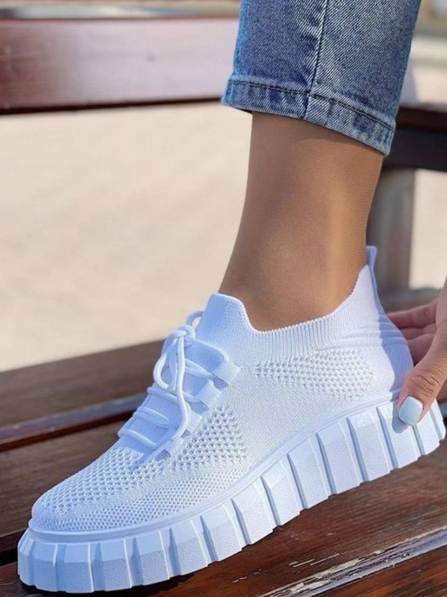 LW Breathable Platform Flats