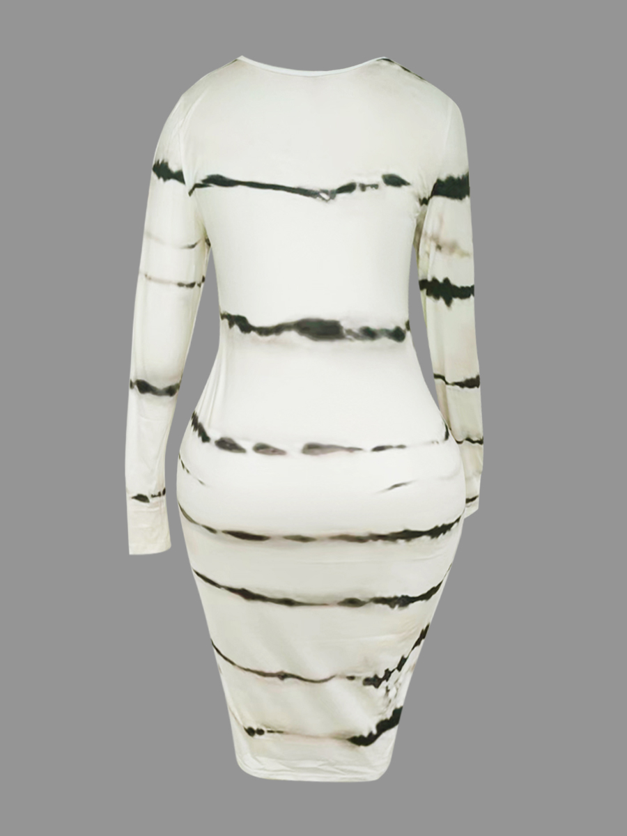 LW Plus Size Striped Bodycon Dress 5X