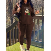 LW Money Letter Print Tracksuit Set