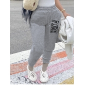 LW Pink Letter Print Sweatpants
