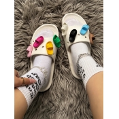 LW Round Toe Cut Out Slippers