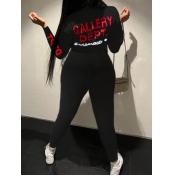 LW Plus Size Letter Print Skinny Pants Set