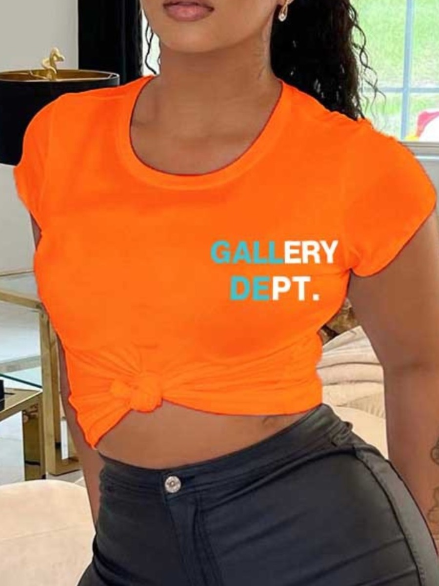 LW Gallery Dept Letter Print T-shirt