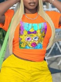 LW Cartoon Print Regular Fit T-shirt