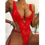 LW SXY Plus Size See Through Lace Skinny Teddies