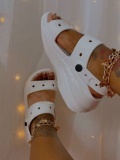 LW Cut Out Slingback Platform Sandals