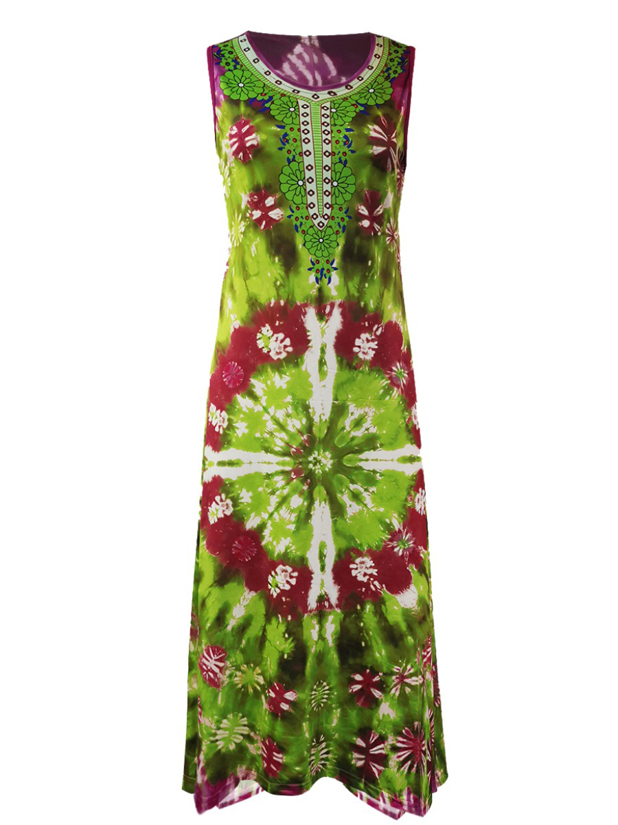 LW Tie Dye Cami A Line Dress