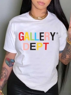 LW Plus Size Round Neck Letter Print T-shirt