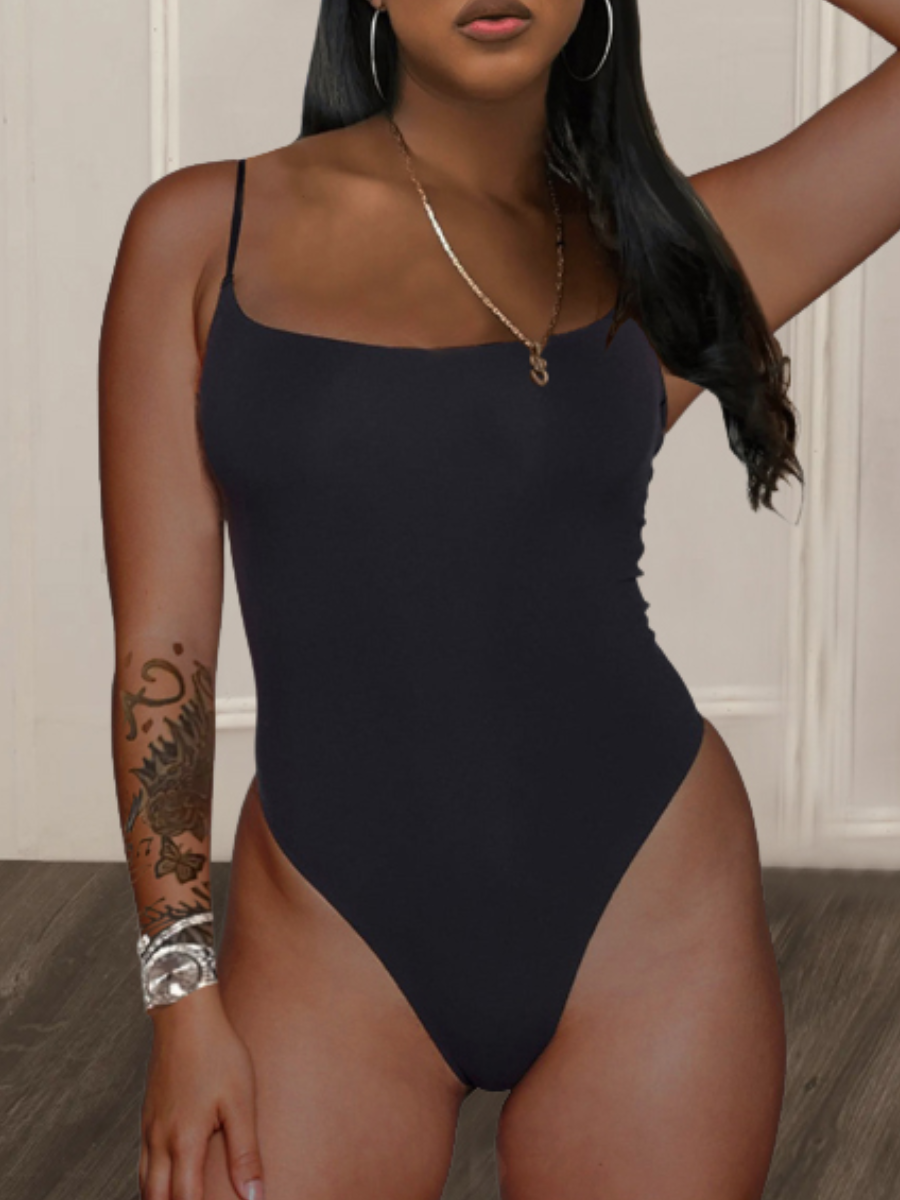 LW BASICS Adjustable Strap Skinny Bodysuit