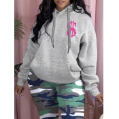 LW Money Print Kangaroo Pocket Hoodie
