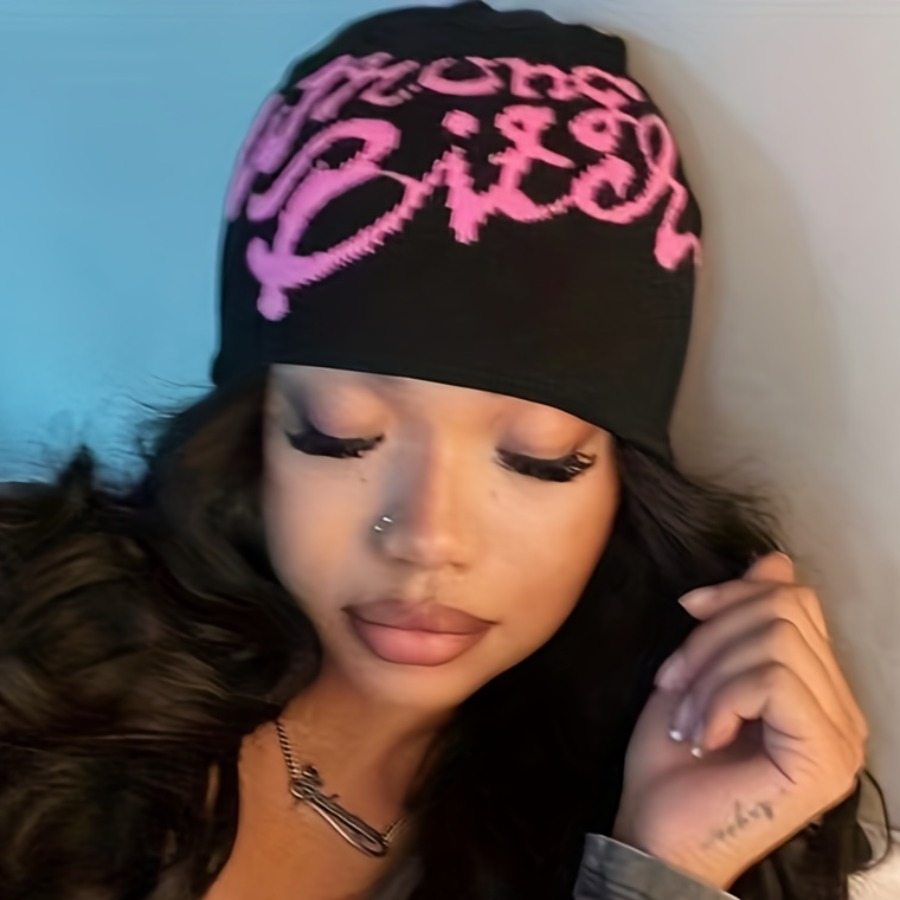 LW Letter Print Hat
