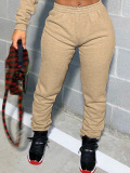 LW BASICS Mid Waist Letter Print Sweatpants