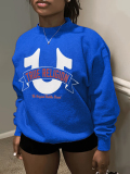 LW Dropped Shoulder Letter Print Sweatshirt