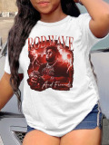 LW Plus Size Figure Letter Print T-shirt