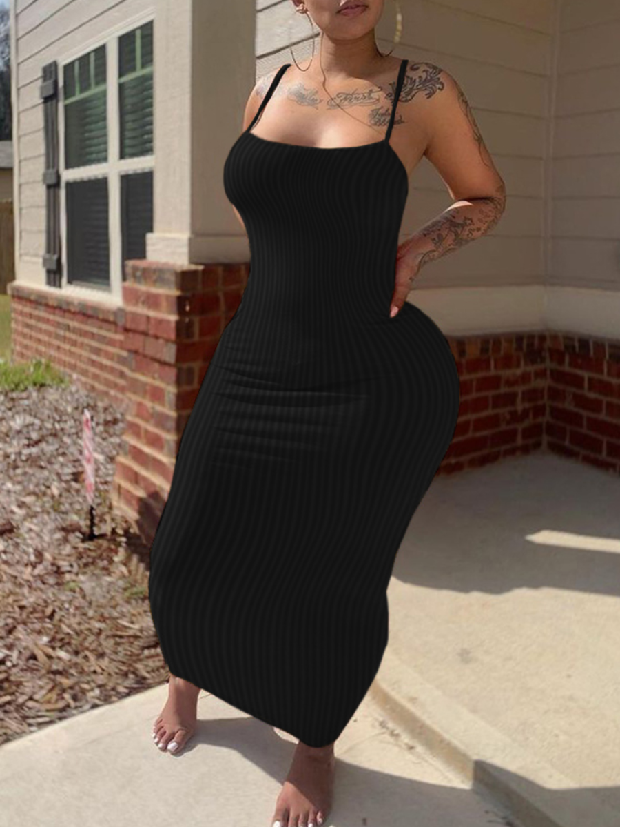 LW Plus Size Bodycon Cami Dress 2X