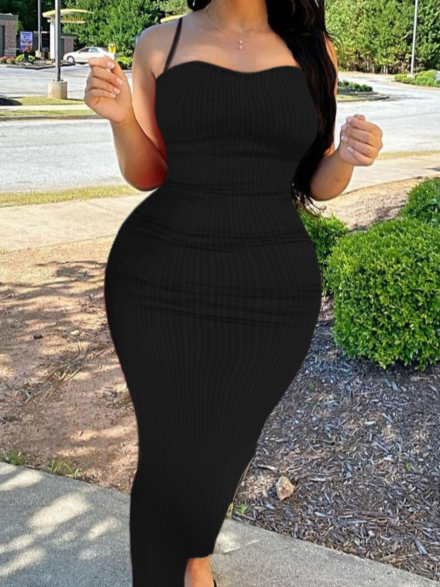 LW Plus Size Bodycon Cami Dress 2X