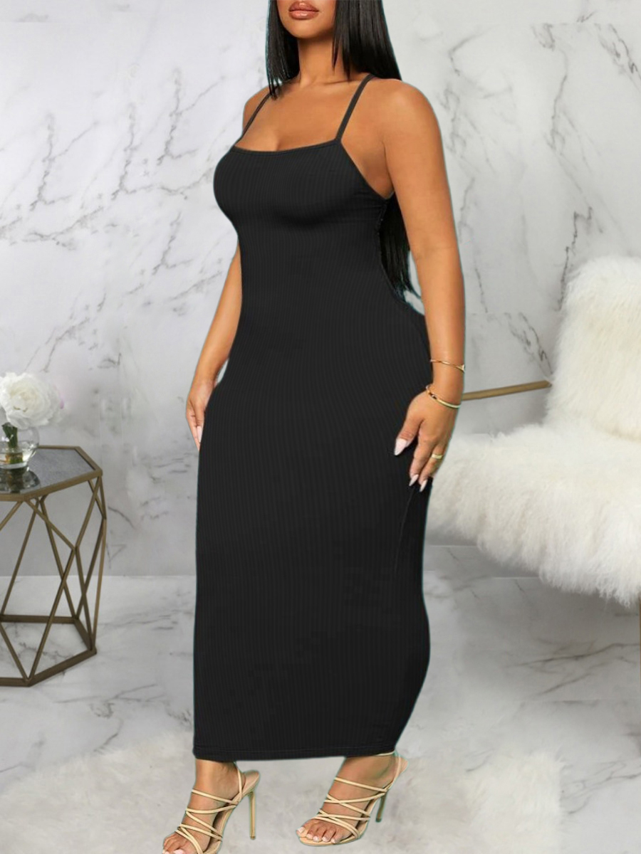 LW Plus Size Bodycon Cami Dress 2X