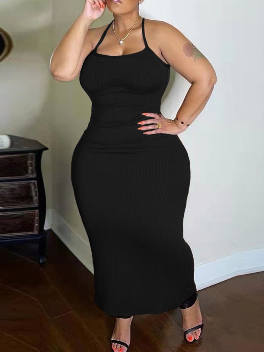 LW Plus Size Bodycon Cami Dress 2X