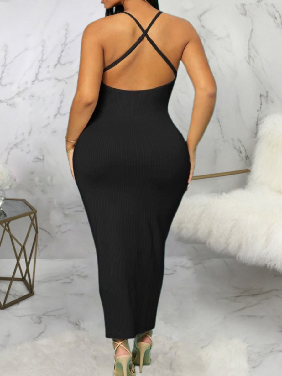 LW Plus Size Bodycon Cami Dress 2X