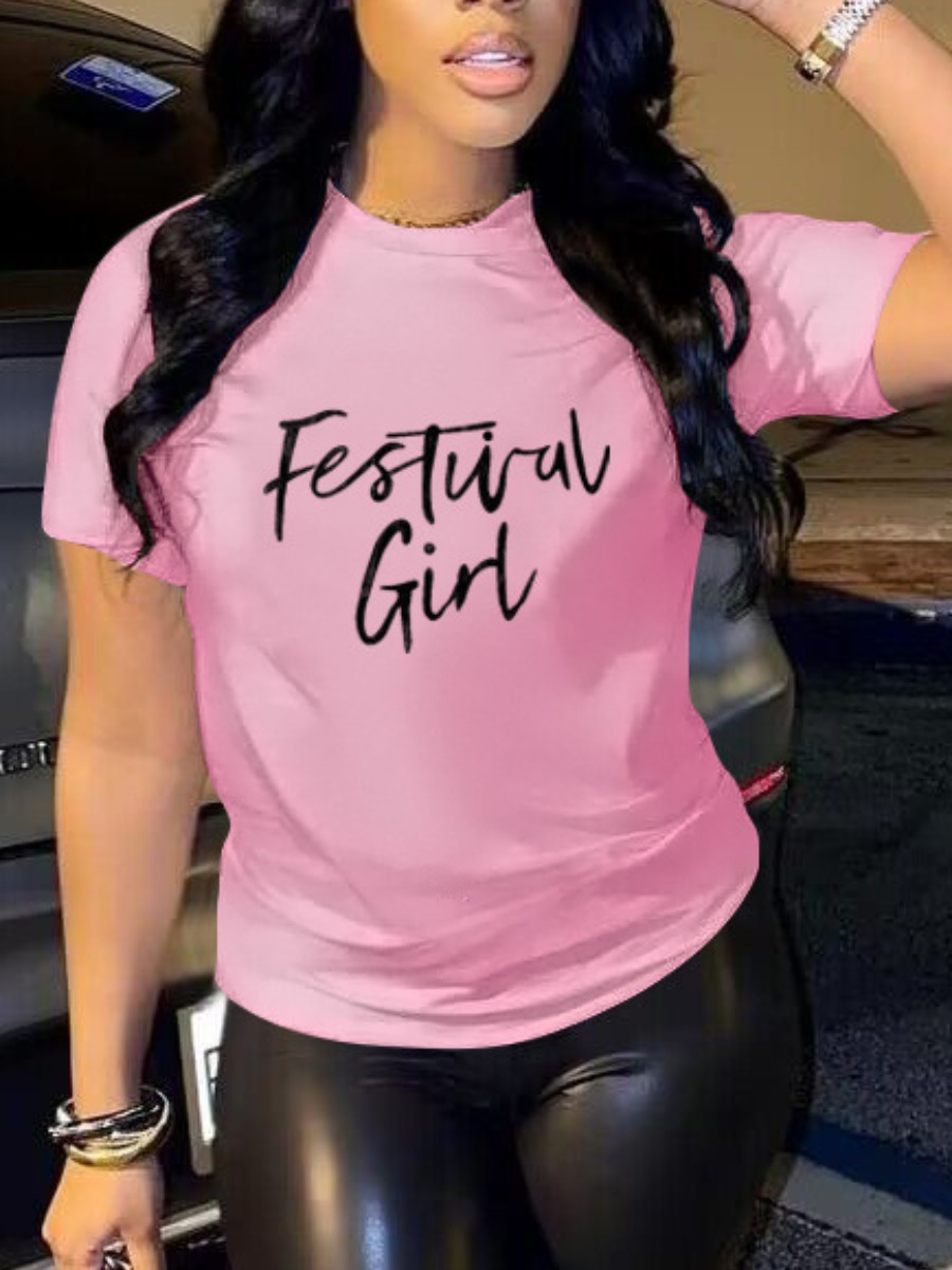LW Plus Size Pattern Print T-shirt