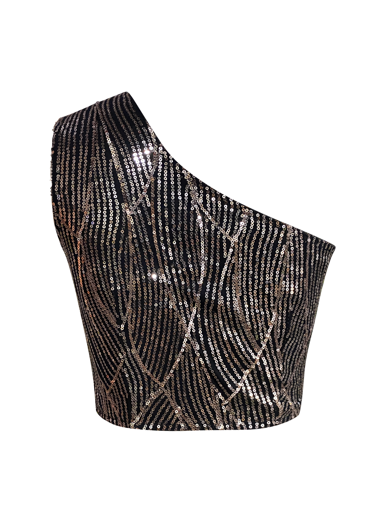 LW SXY One Shoulder Sequined Camisole