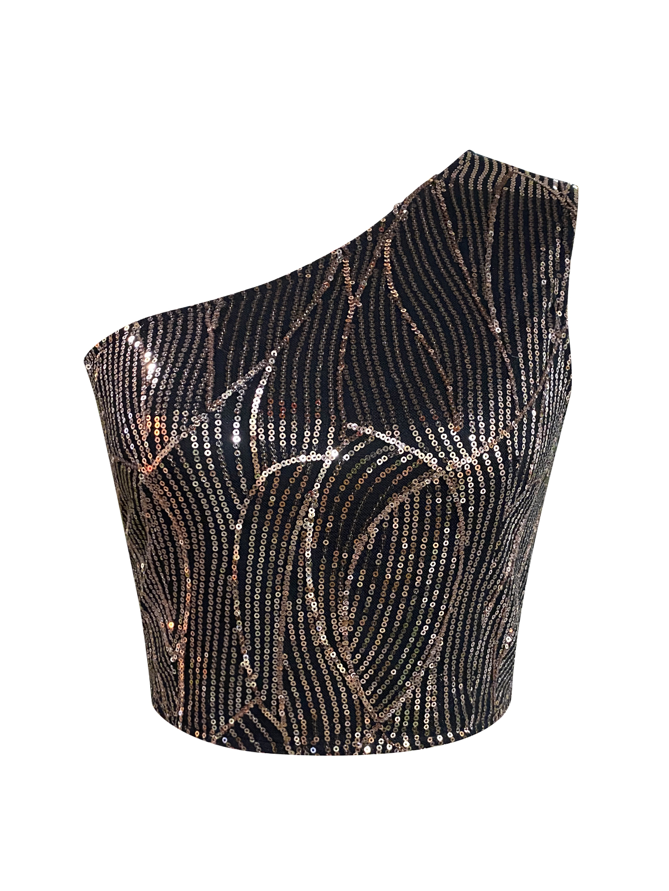 LW SXY One Shoulder Sequined Camisole