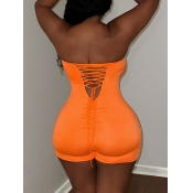 LW Plus Size Off The Shoulder Bandage Design Skinn