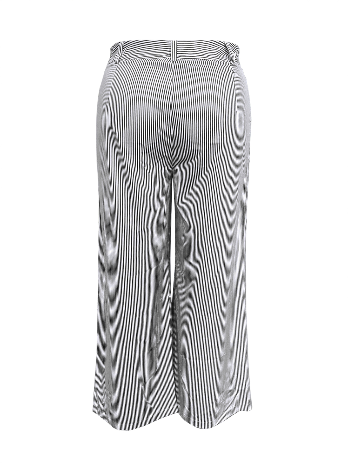 LW BASICS Plus Size Striped Pants 5X