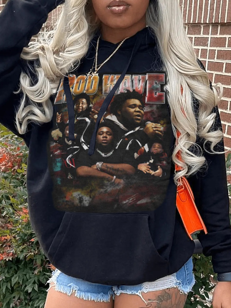 LW Plus Size Pattern Figure Sweatshirt&Hoodie