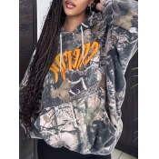 LW Pattern Camo Hoodie