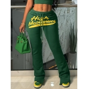 LW Pocket Design Letter Pants