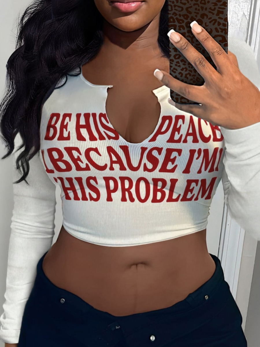 LW Pattern Letter T-shirt