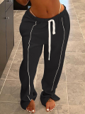 LW BASICS Plus Size Solid Color Pants