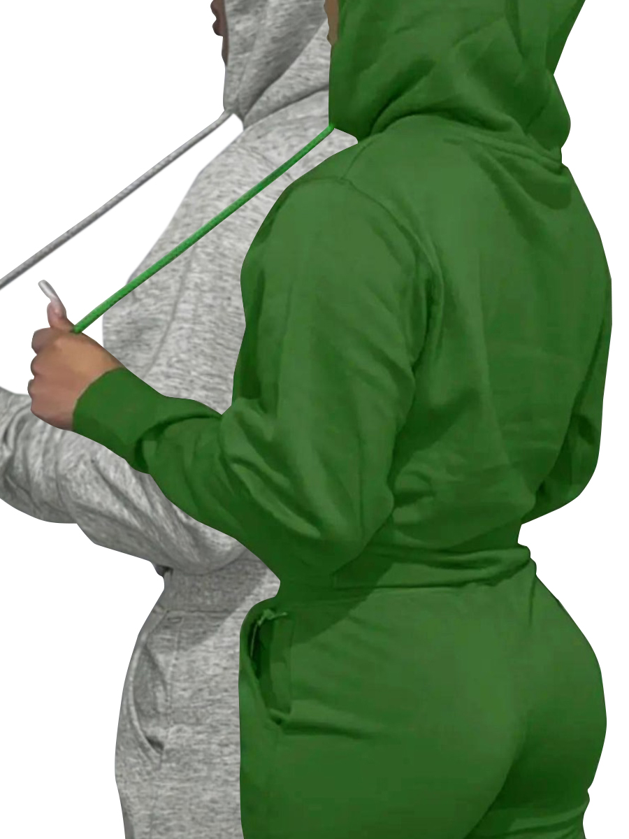 LW BASICS 2 Pack Solid Color Kangaroo Pocket Hoodie Sweatshirt