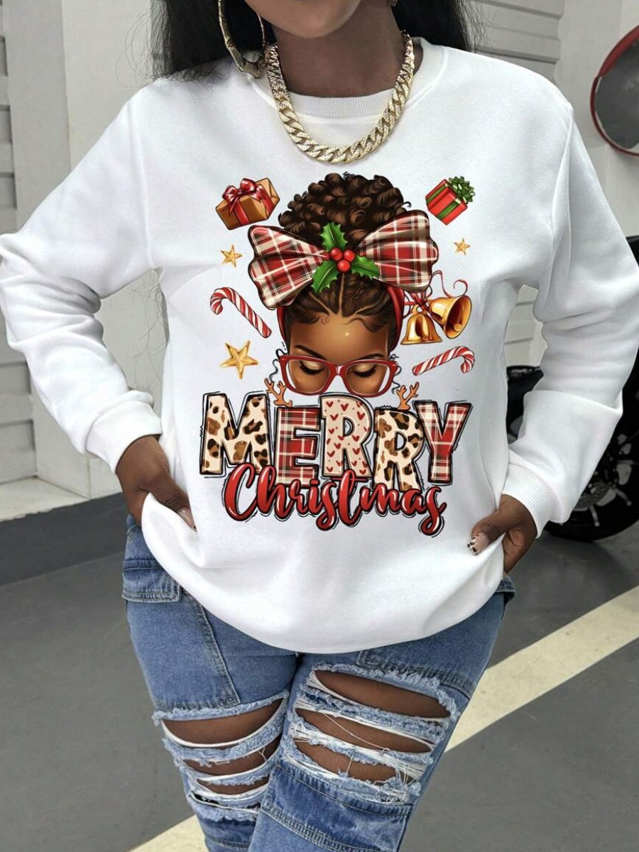 LW Pattern Figure Sweatshirt