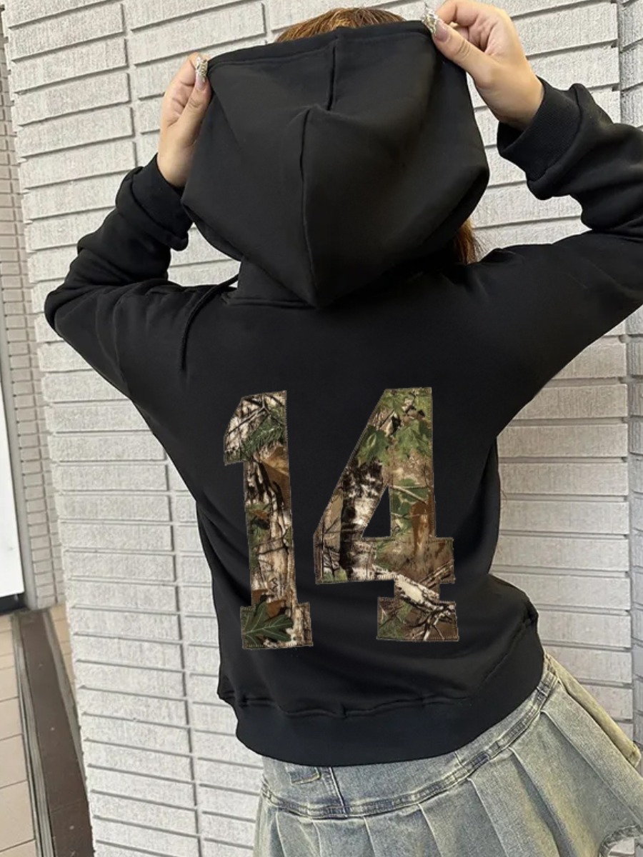 LW Pattern Geometric Hoodie