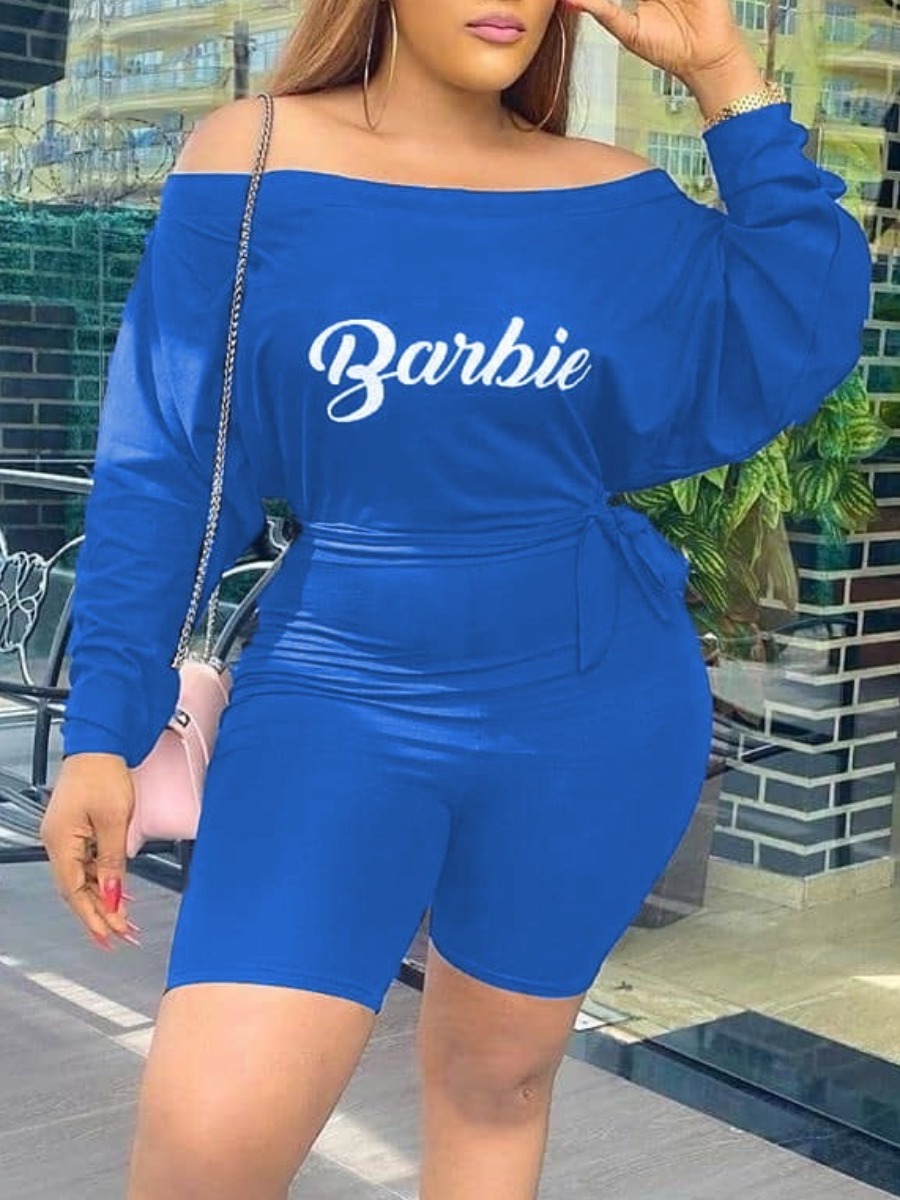 LW Pattern Letter Romper