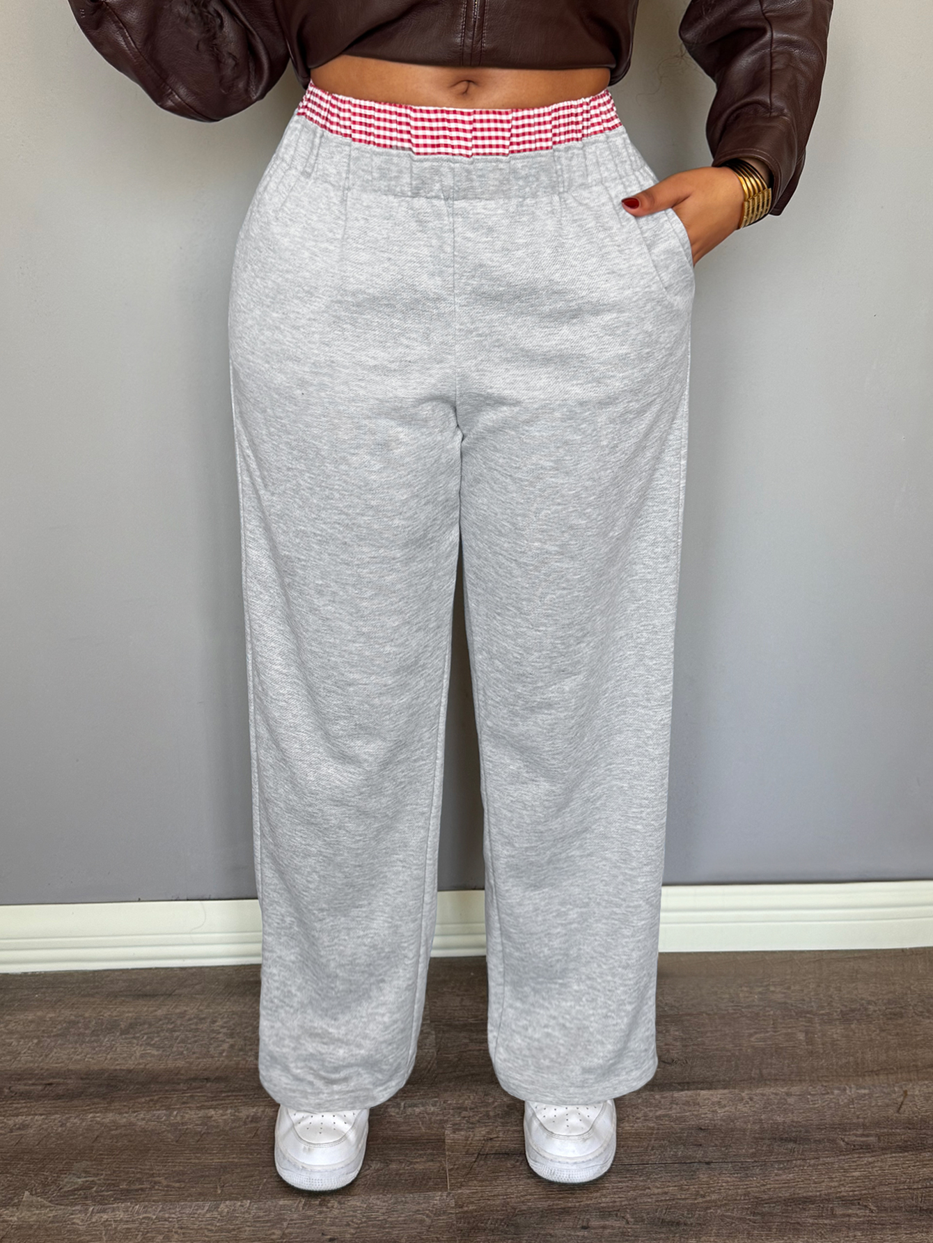 LW Plus Size Patchwork Solid Color Pants
