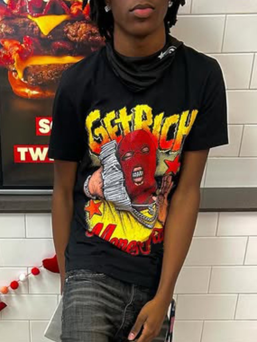 LW Men Pattern Figure T-shirt