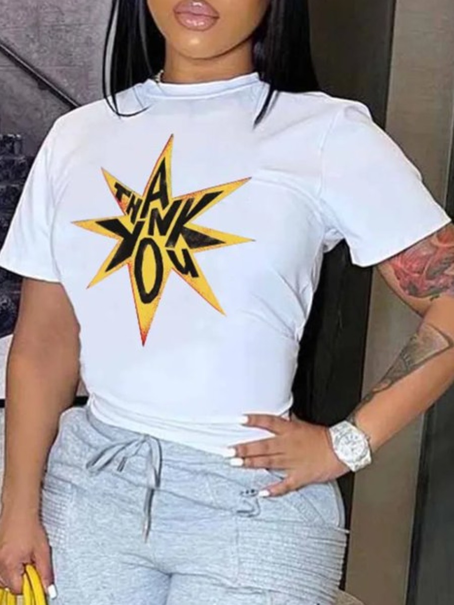 LW Pattern Geometric T-shirt