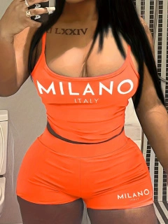 LW Round Neck Letter Print Bodycon Dress