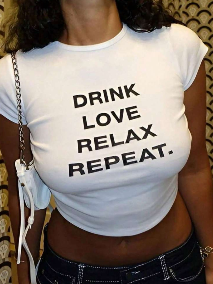 LW Pattern Letter T-shirt