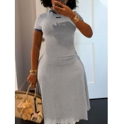 LW Patchwork Color Block Maxi Dress