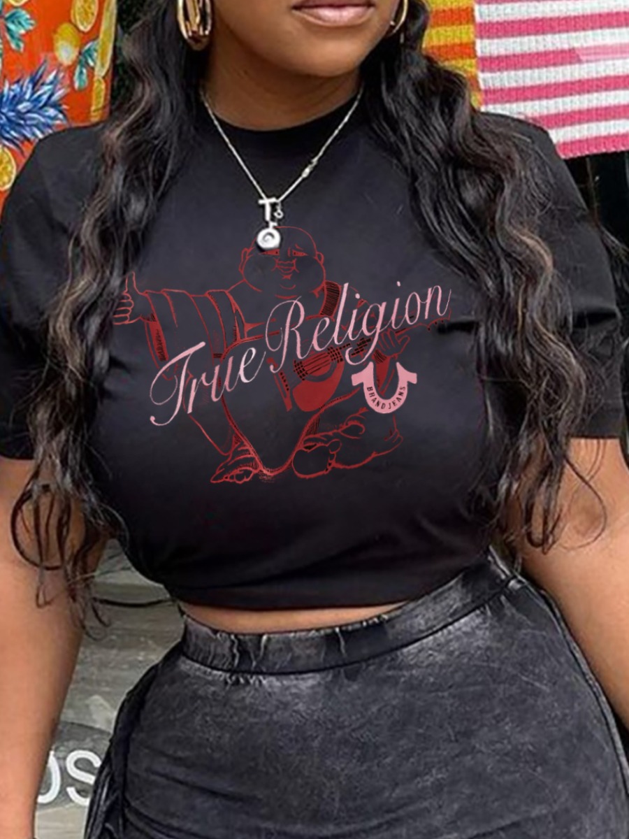 LW Pattern Letter T-shirt